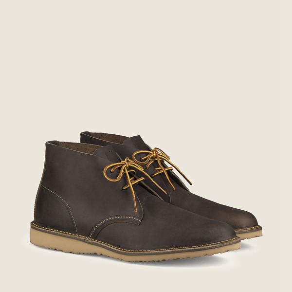 Red Wing Heritage Ayakkabı Erkek - Weekender – Chukka Rough & Tough Deri - Koyu Gri - 62QREDTCO